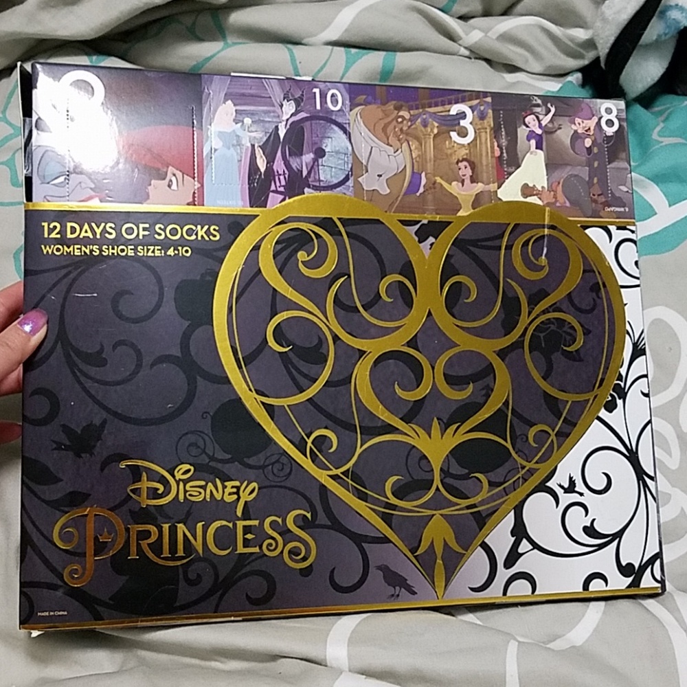 LE Disney Princess sock advent calendar